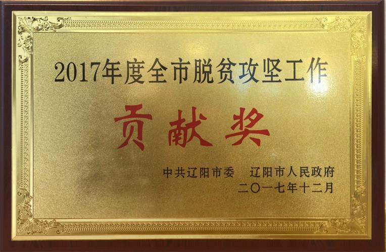k豆钱包电商荣获2017年度全市脱贫攻坚工作贡献奖