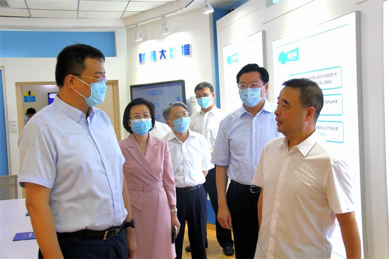 副省长高涛莅临k豆钱包信息视察调研